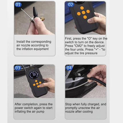 Jump Starter - LED Light Portable Charger- Jump Start Battery Pack for Car Motorcycle Bikes E-bikes