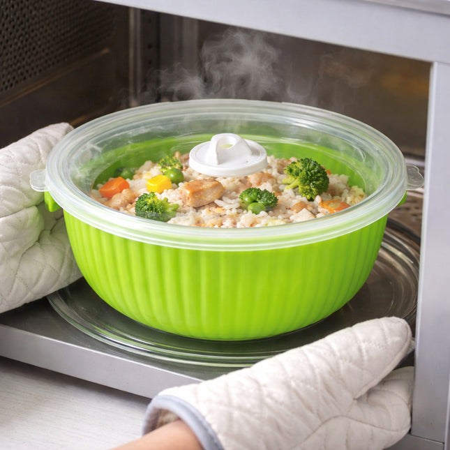 Microwave Food Container with Steam Vent Lid-6986