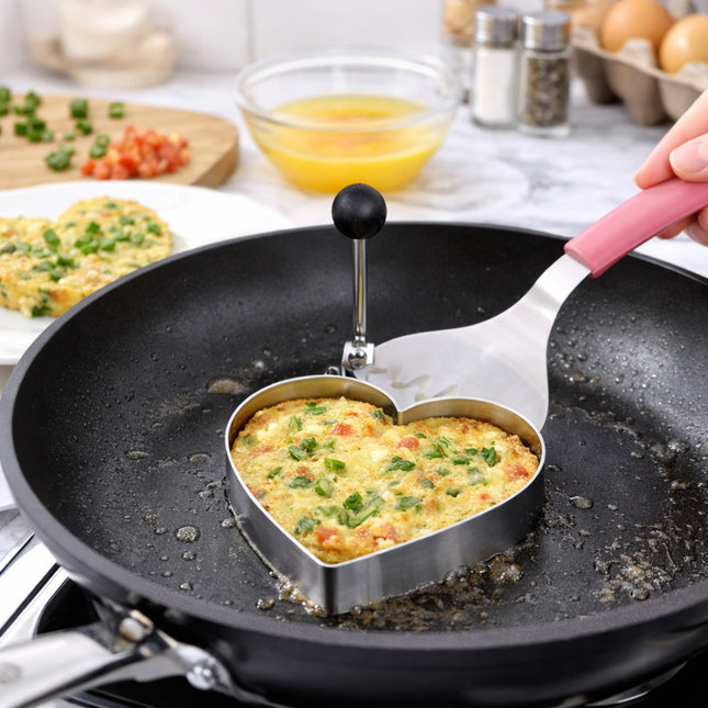 Heart Shape Egg Ring Mold Set-KT-33837