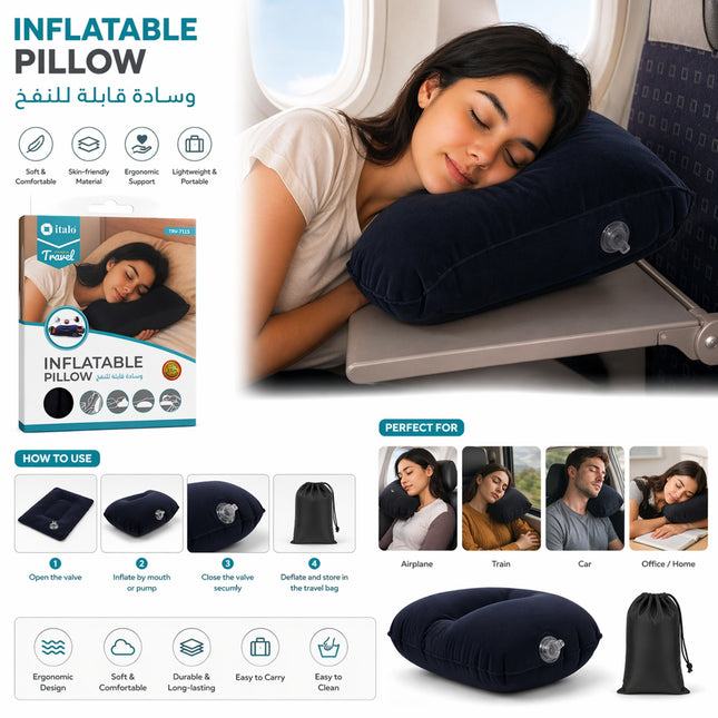 Portable Air Travel Pillow-TRV-7115