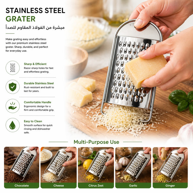 Stainless Steel Hand Grater-KT-33876