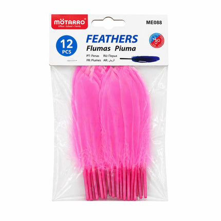 Decorative Feathers Pack (12 pcs) -ME088
