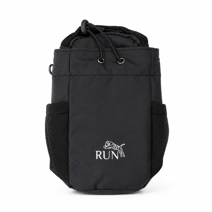 Sports Utility Shoulder Bag with Bottle Holder & Side Pockets