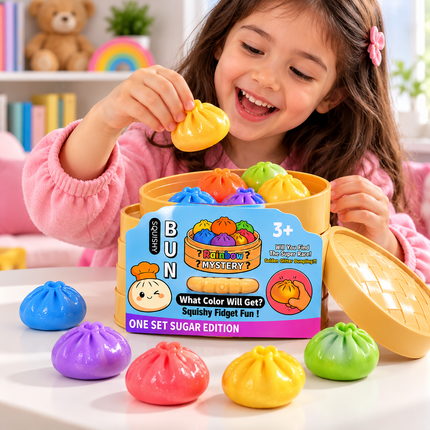 Squishy Bun Rainbow Mystery