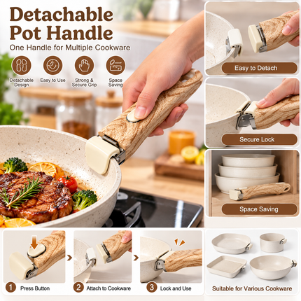 Italo Detachable Pot Handle KT-34142