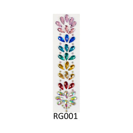 Hair Crystal Sticker And Gems RG