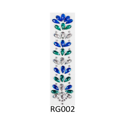 Hair Crystal Sticker And Gems RG