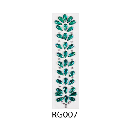 Hair Crystal Sticker And Gems RG