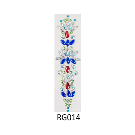 Hair Crystal Sticker And Gems RG