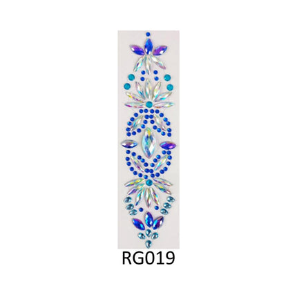 Hair Crystal Sticker And Gems RG