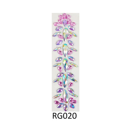 Hair Crystal Sticker And Gems RG