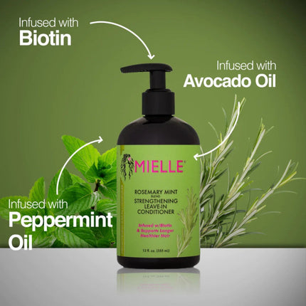 Mielle Rosemary Mint Blend Strengthing Leave In Conditioner - 355ml