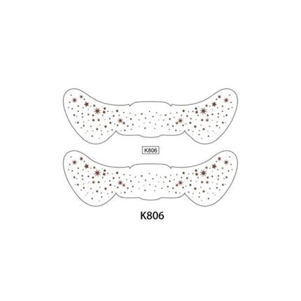 Nose And Under Eye Tattoo Freckles Sticker