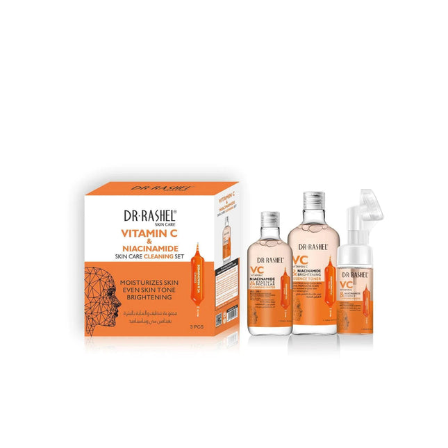 Dr.Rashel Vitamin C & Niacinamide Skin Care Cleaning Set - 3 Pcs