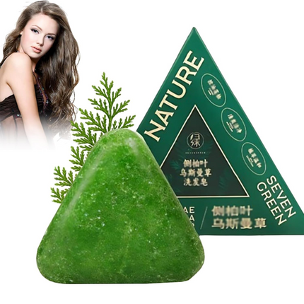 Nature Seven Green Cacumen Biotae Isatis Indigotica Shampoo Bar