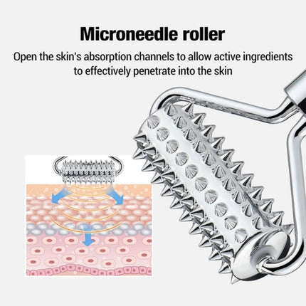 Stainless Steel Face Roller Massager